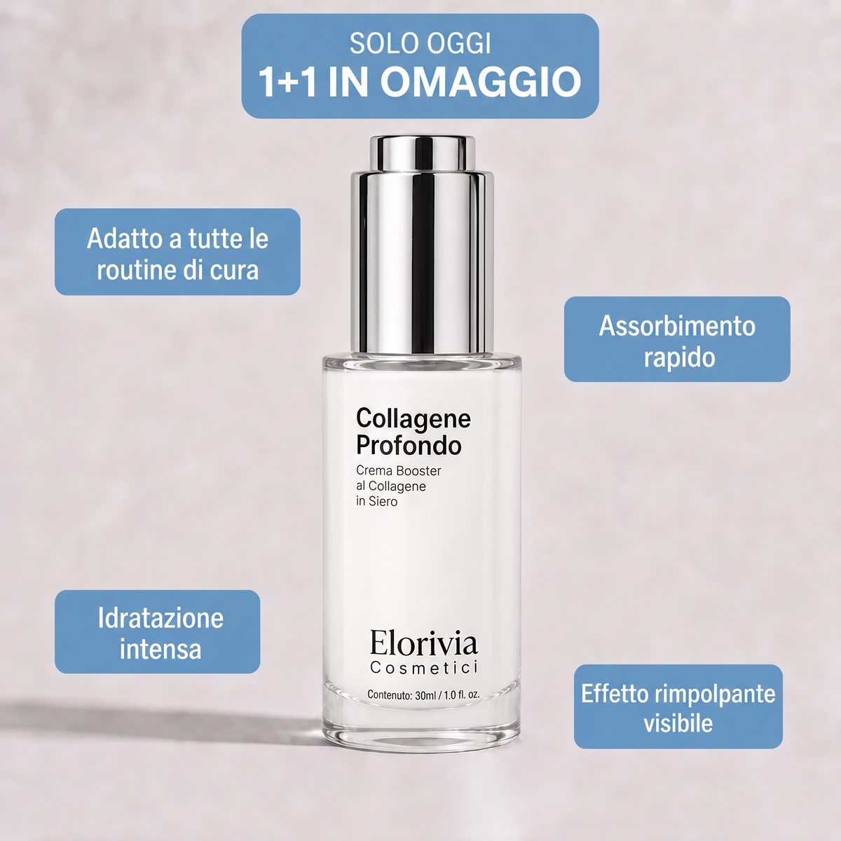 Elorivia VoluFine — Offerta 1+1 in omaggio