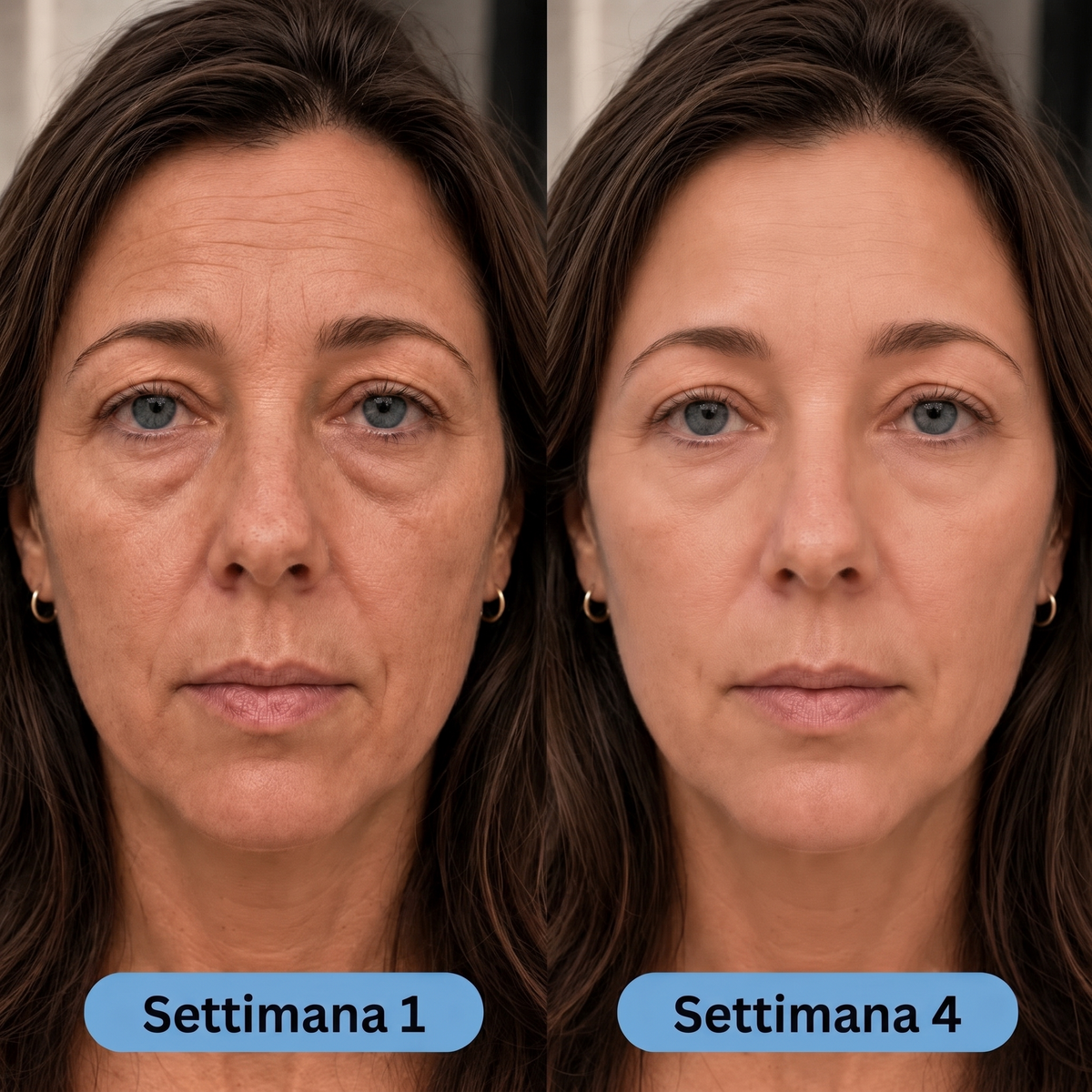 Elorivia VoluFine — Risultato Settimana 1 vs 4