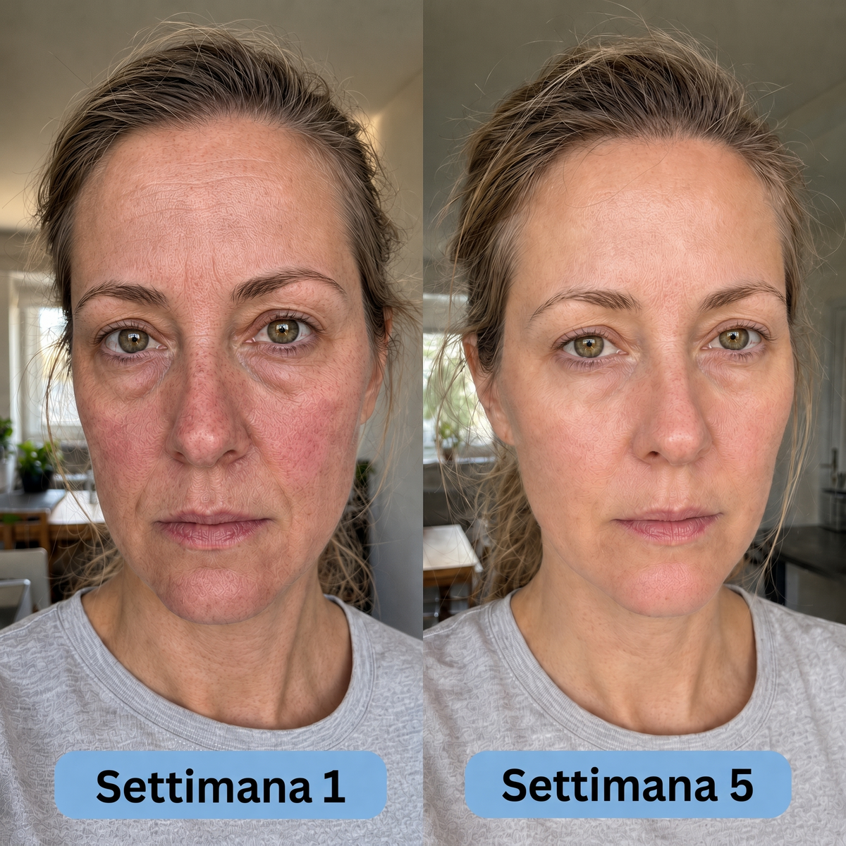 Elorivia VoluFine — Risultato Settimana 1 vs 5